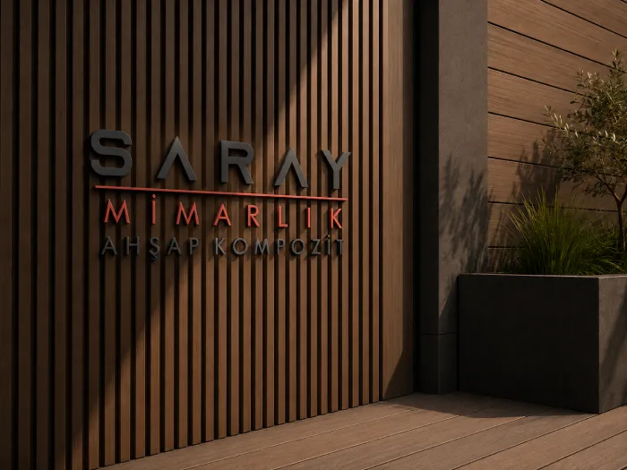Saray Mimarlık logo duvar görseli