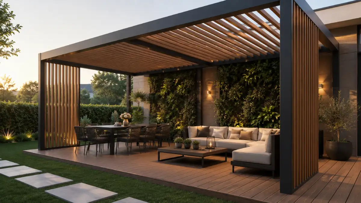 Ahsap Kompozit Pergola 1