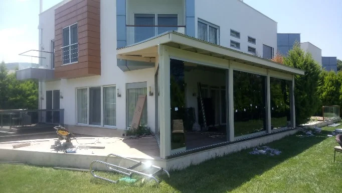 Cunda Zeytin Yeşili Otel Pergola Projesi